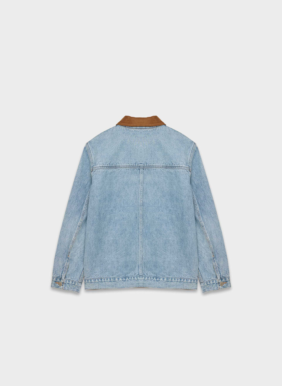 denim forum the workwear denim shirt jacket 7 yrs bleu taboo