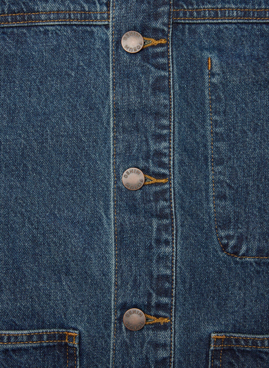denim forum la giacca da lavoro in denim be about dark blu