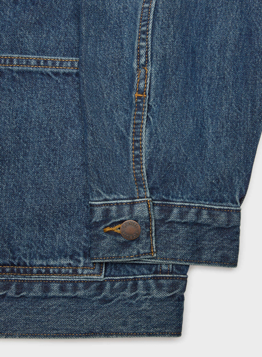 denim forum la giacca da lavoro in denim be about dark blu
