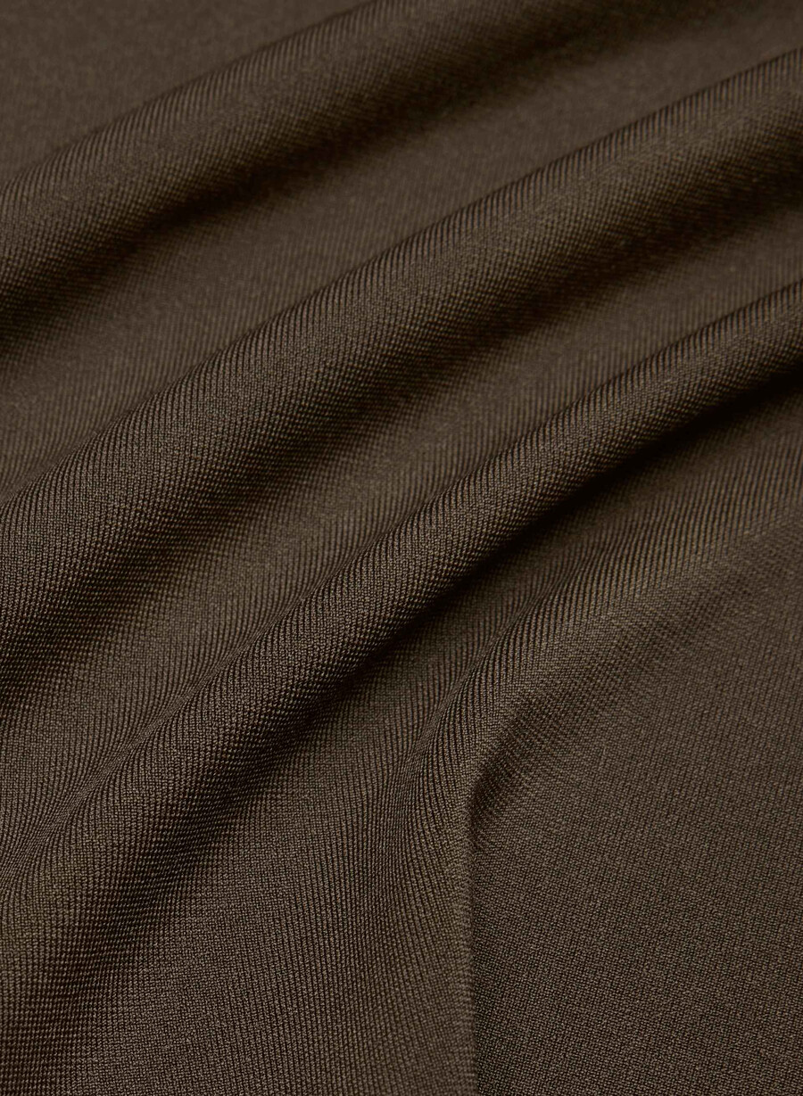 t-shirt willow liscia senza cuciture marrone mocha intenso
