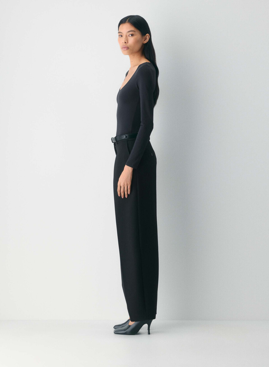 maglia a maniche lunghe original contour astral nera