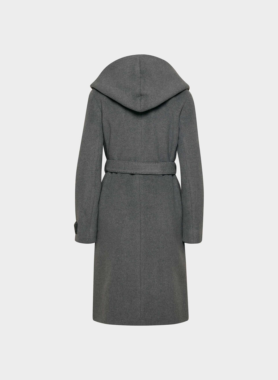 cappotto emilie - morbido cashmere in lana e carbone