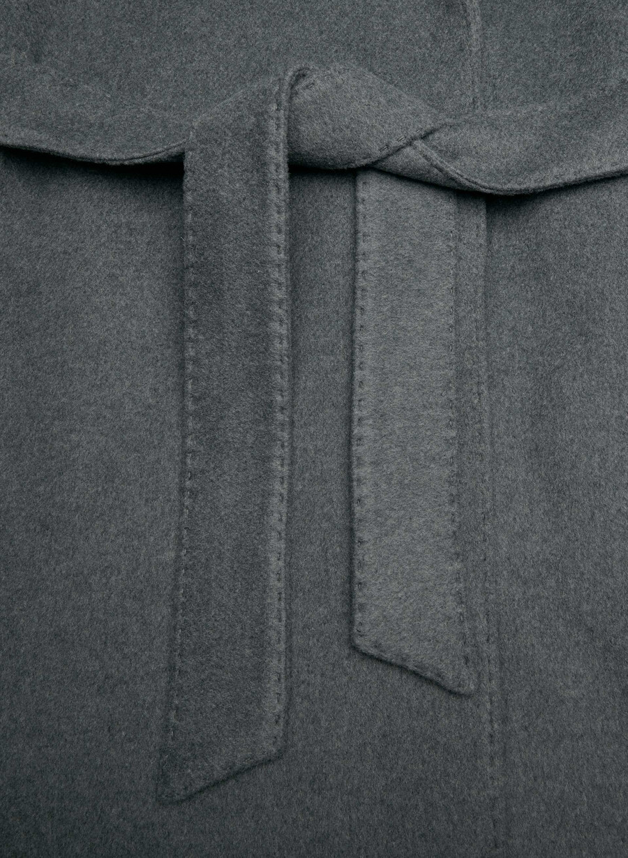 cappotto emilie - morbido cashmere in lana e carbone