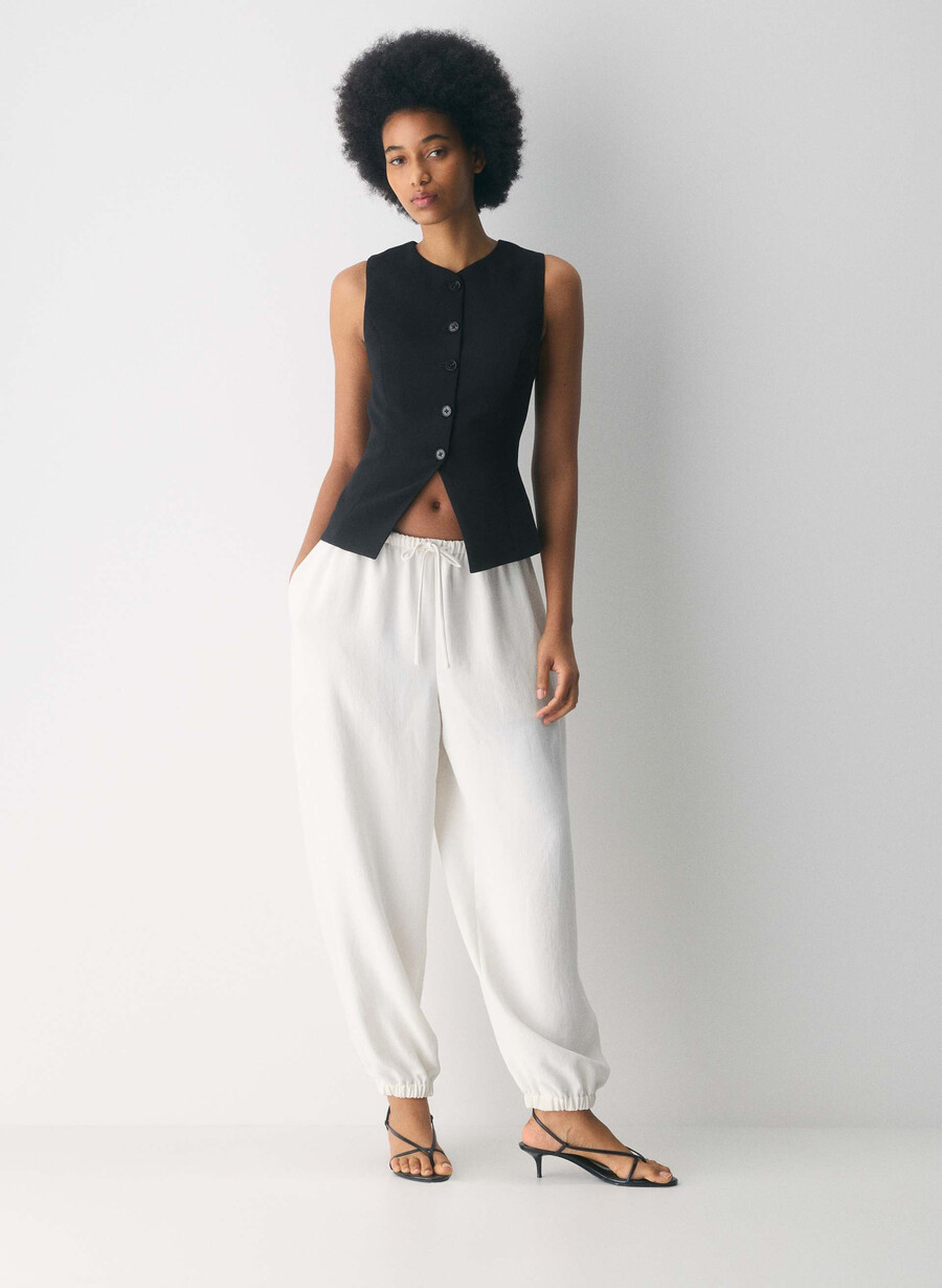 gilet regale - crepette nero