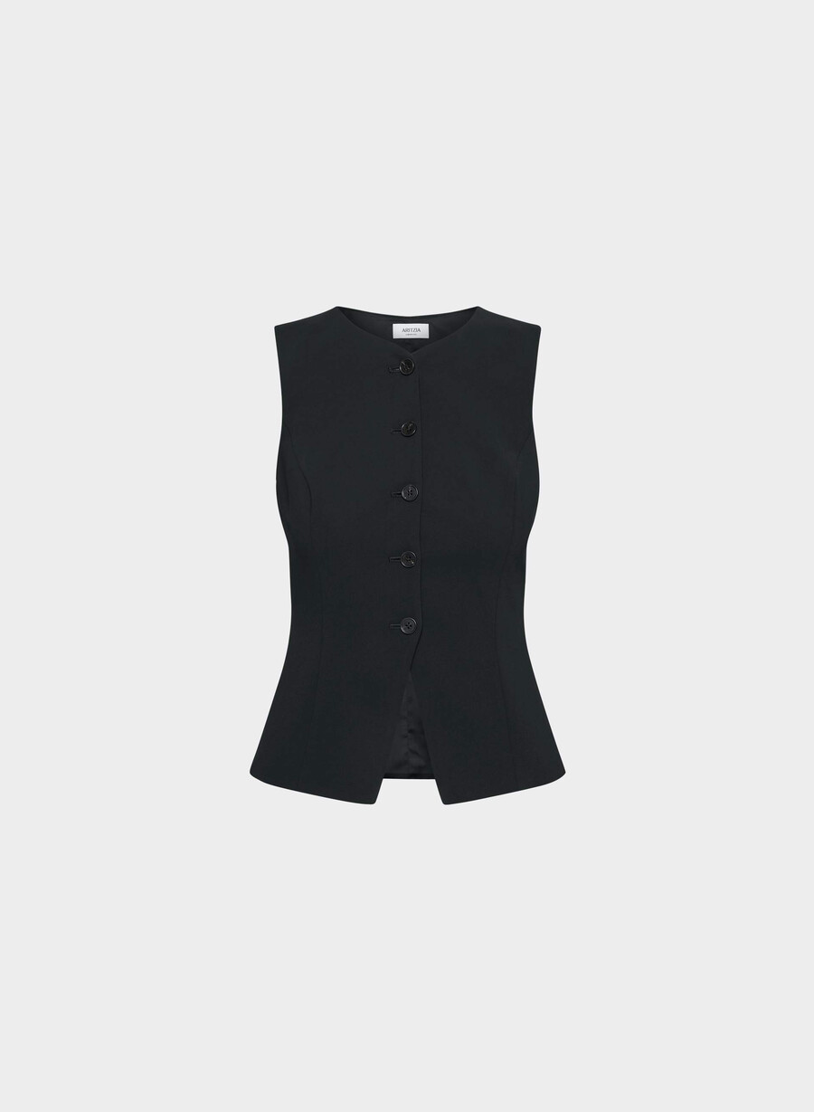 gilet regale - crepette nero