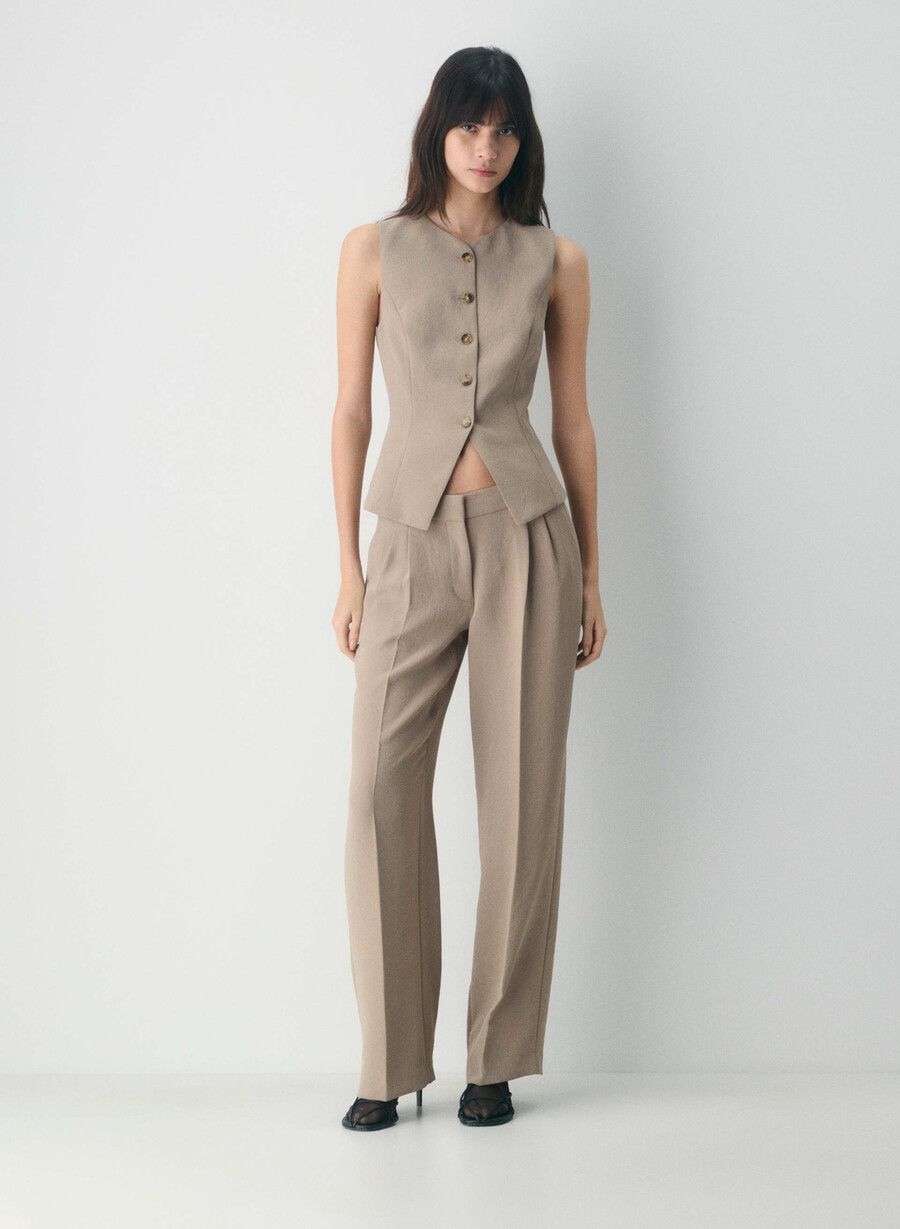 gilet regale - crepette nomad taupe