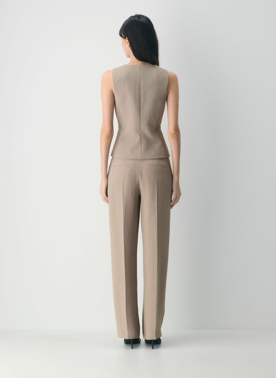 gilet regale - crepette nomad taupe