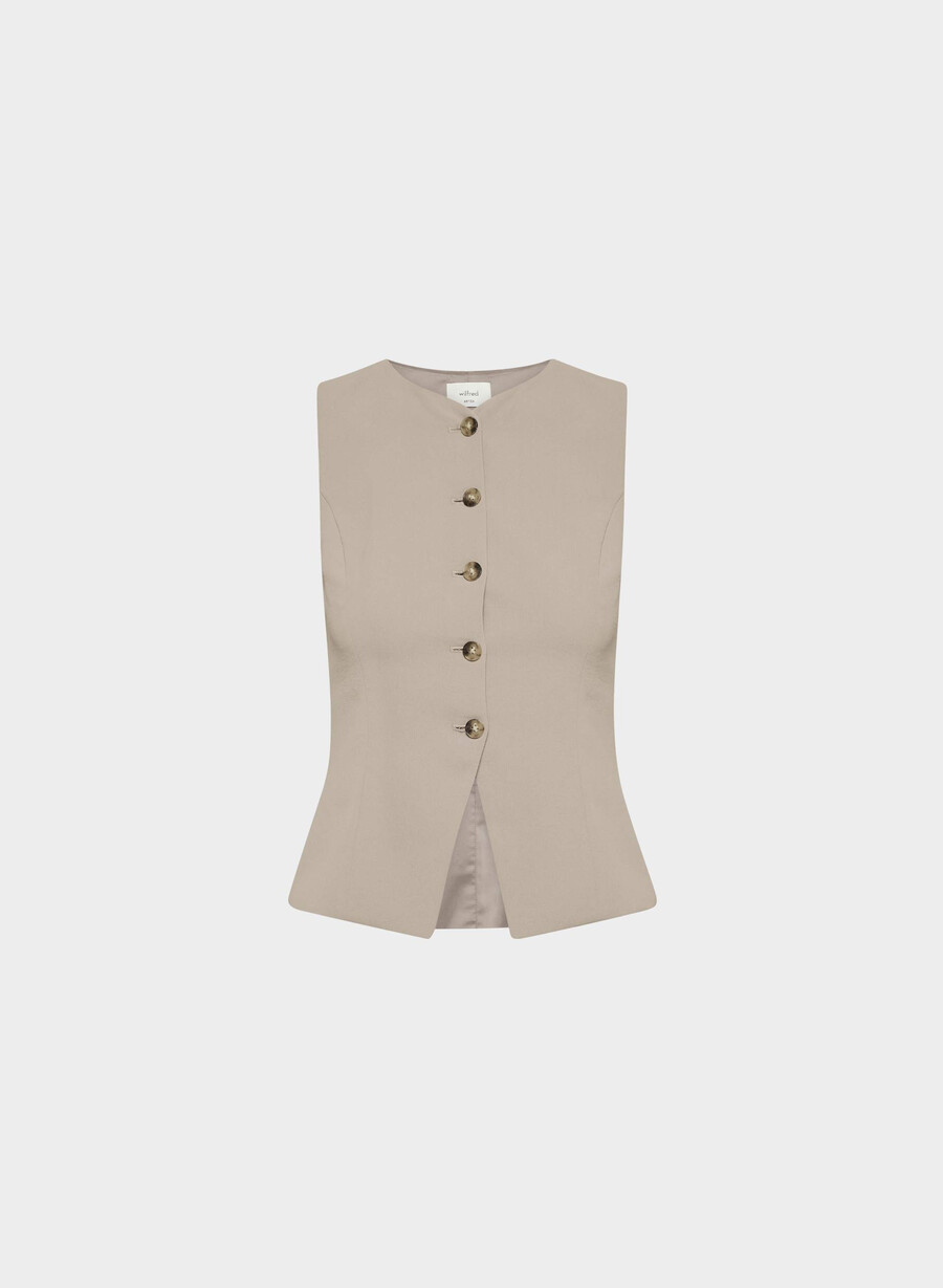 gilet regale - crepette nomad taupe