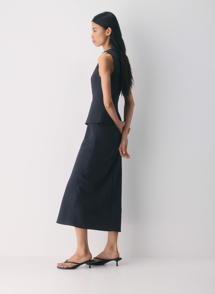gilet regale - crepette dark night navy