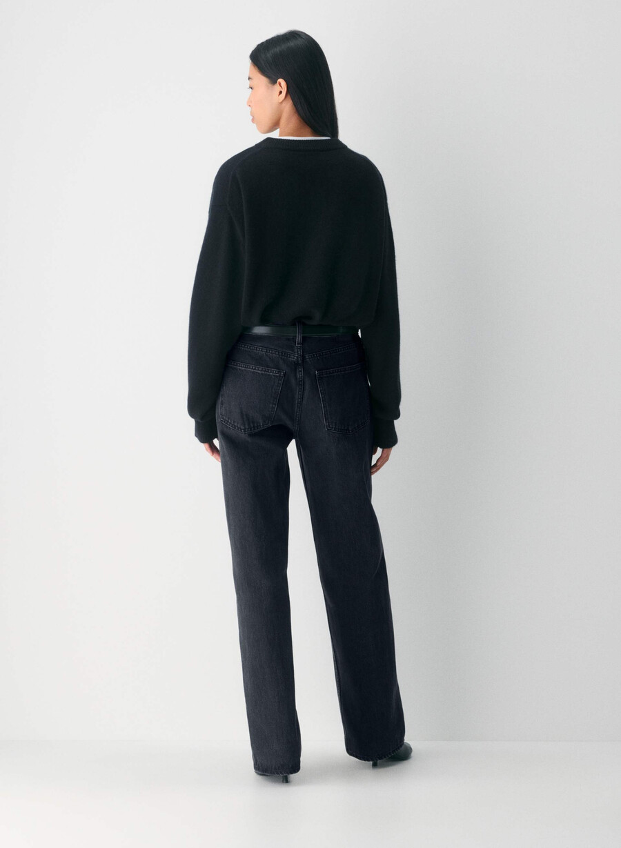 cardigan essential cashmere allegory nero