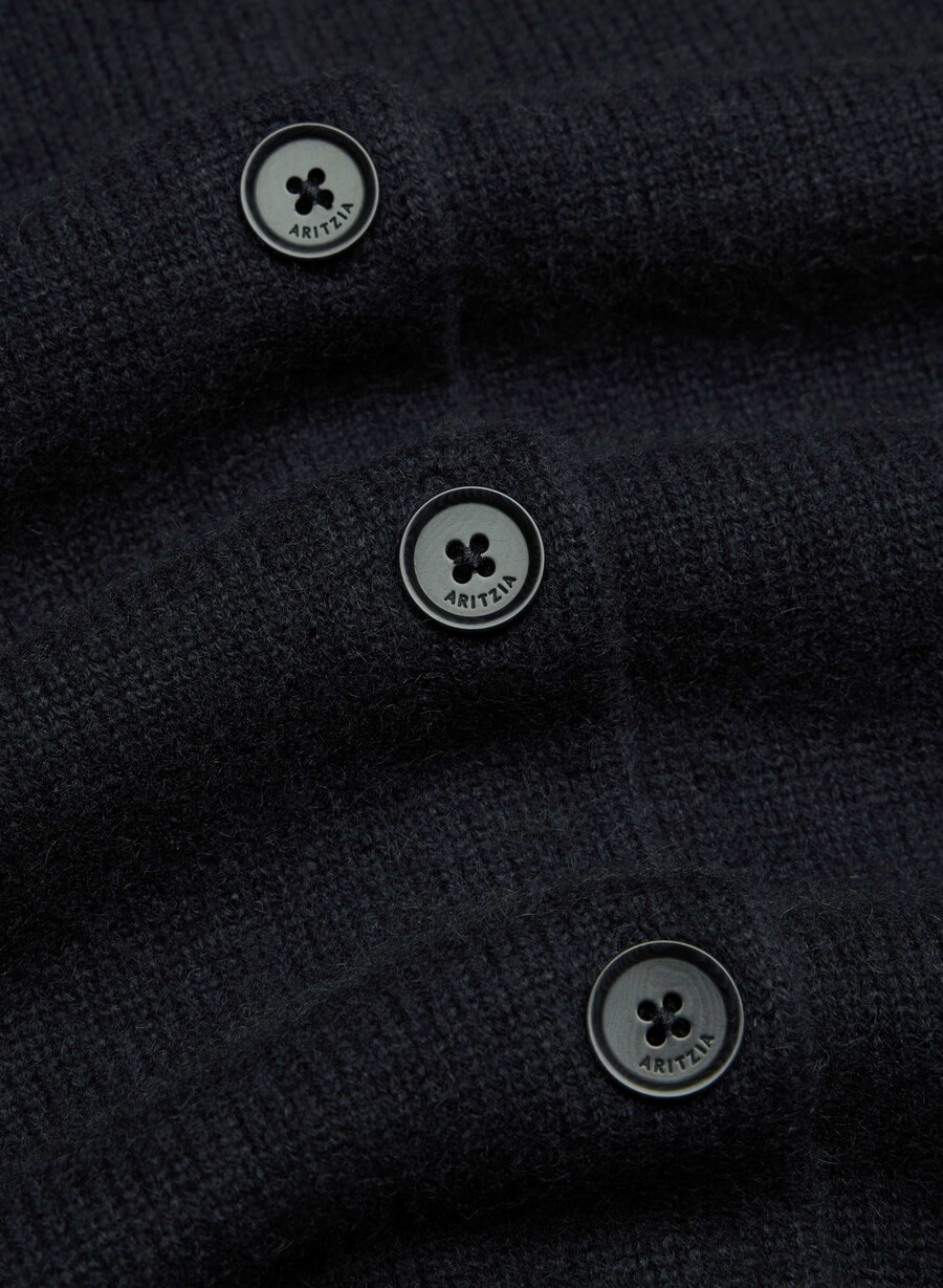 cardigan essential cashmere allegory dark navy