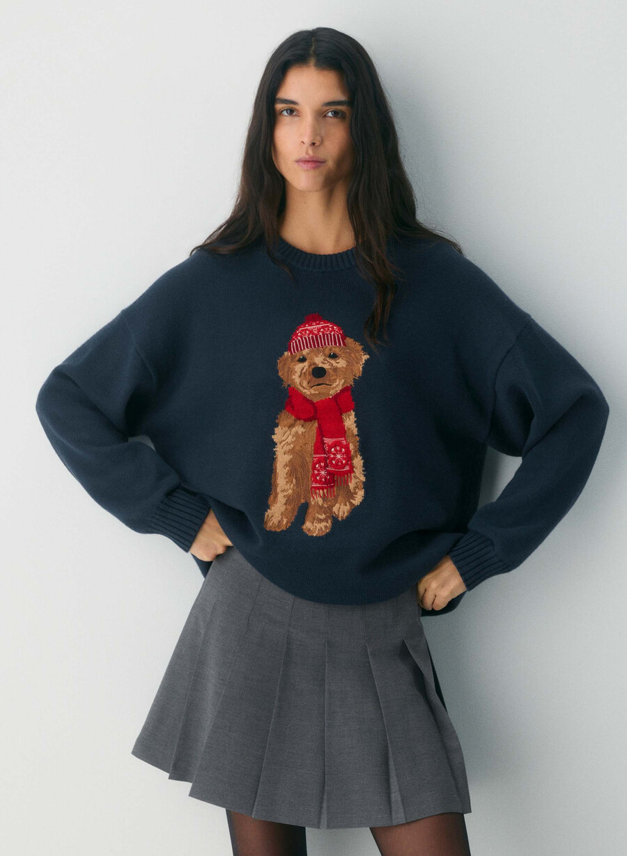 maglione cotton charm peggy icon hthr chrcl tonal