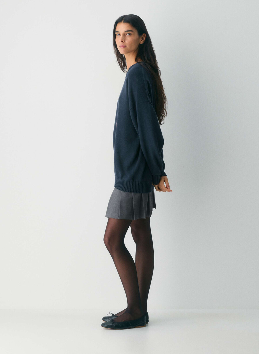 maglione cotton charm peggy icon hthr chrcl tonal