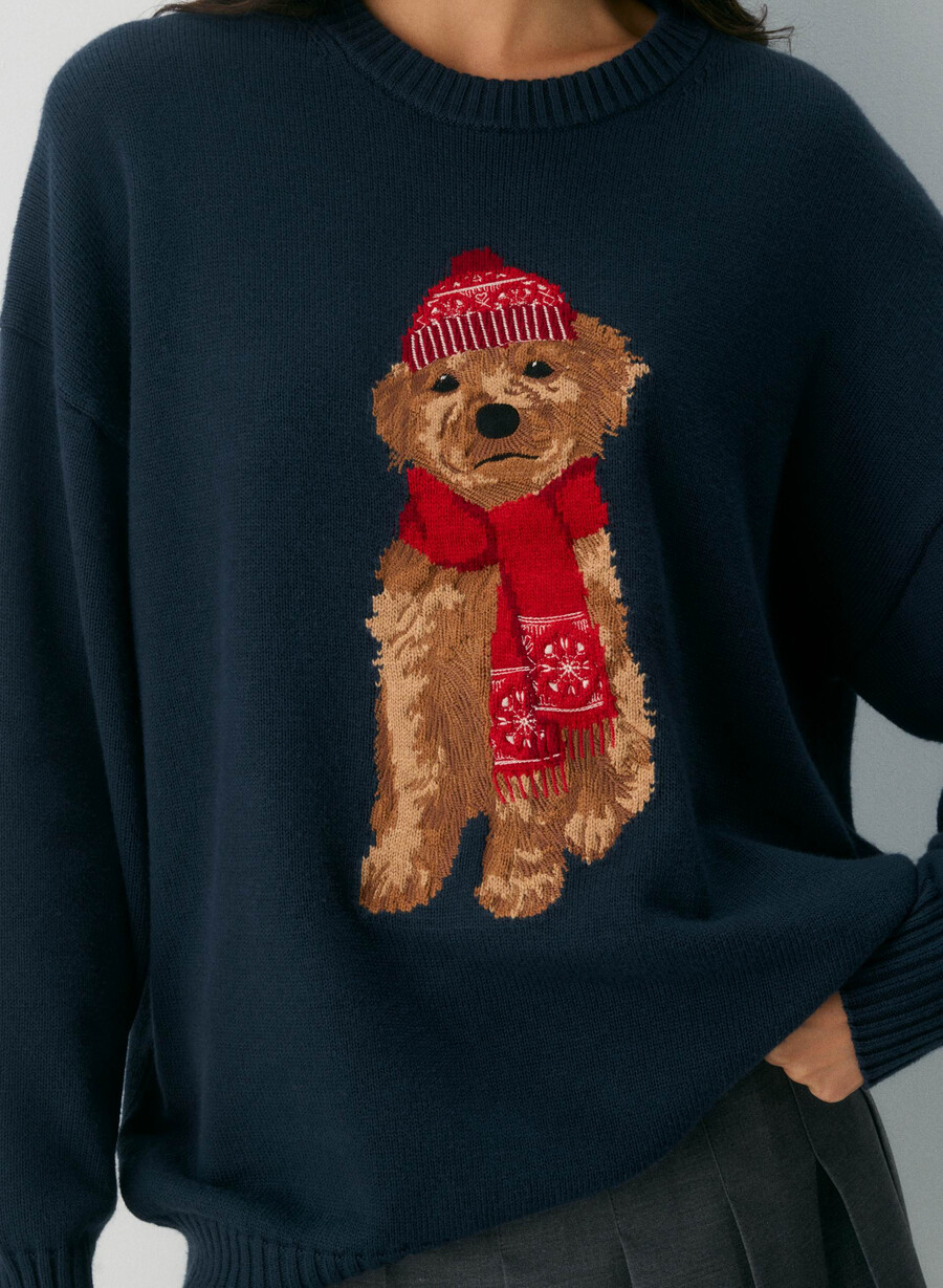maglione cotton charm peggy icon hthr chrcl tonal