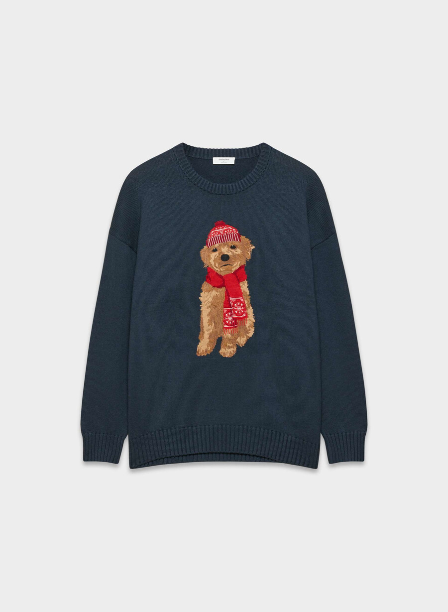 maglione cotton charm peggy icon hthr chrcl tonal