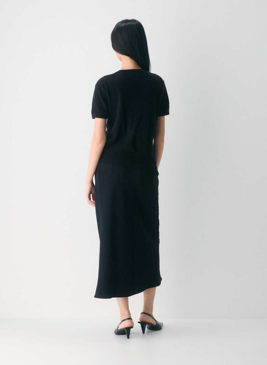 cardigan bare cashmere noteworthy nero