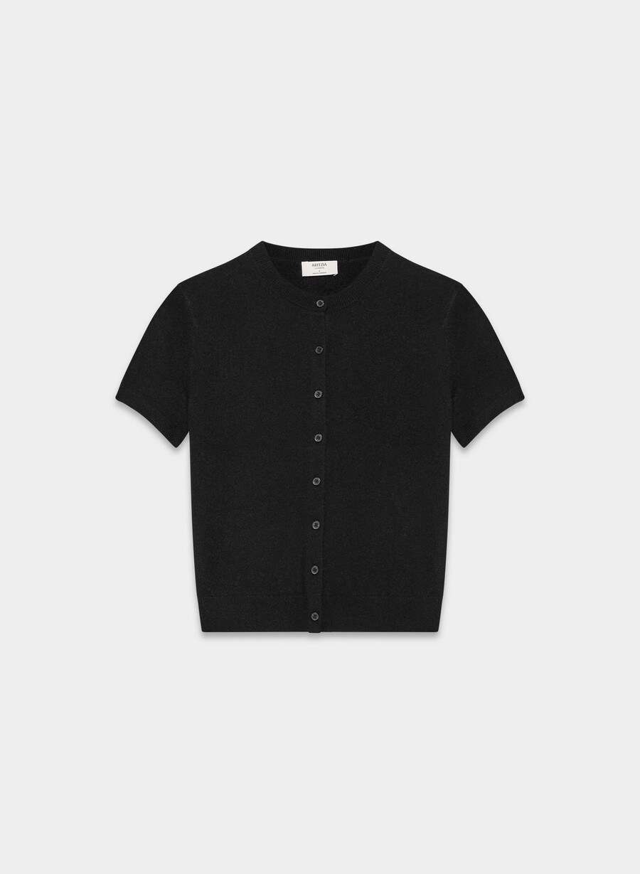 cardigan bare cashmere noteworthy nero