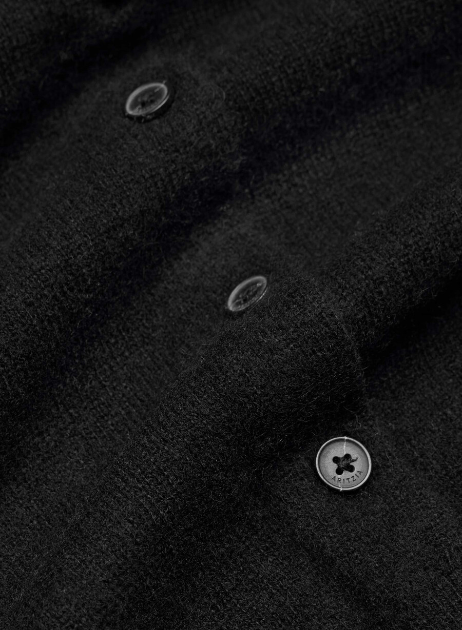 cardigan bare cashmere noteworthy nero