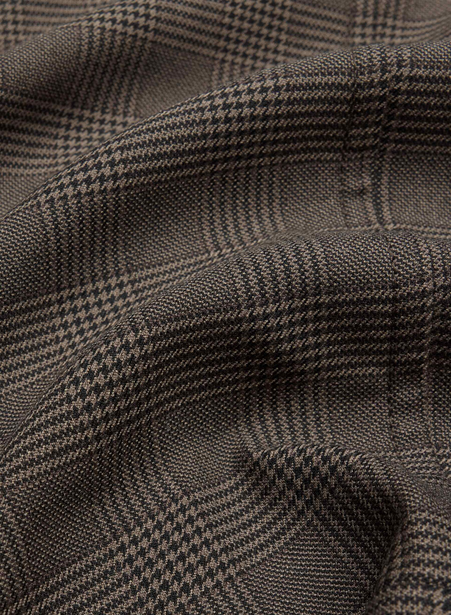 giacca march - twill merle chk cl tph chr