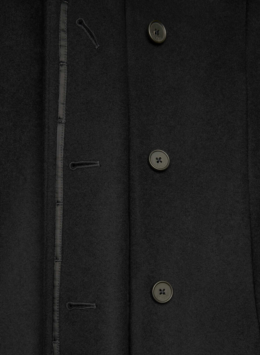 il cappotto cocoon - luxe wool cashmere nero