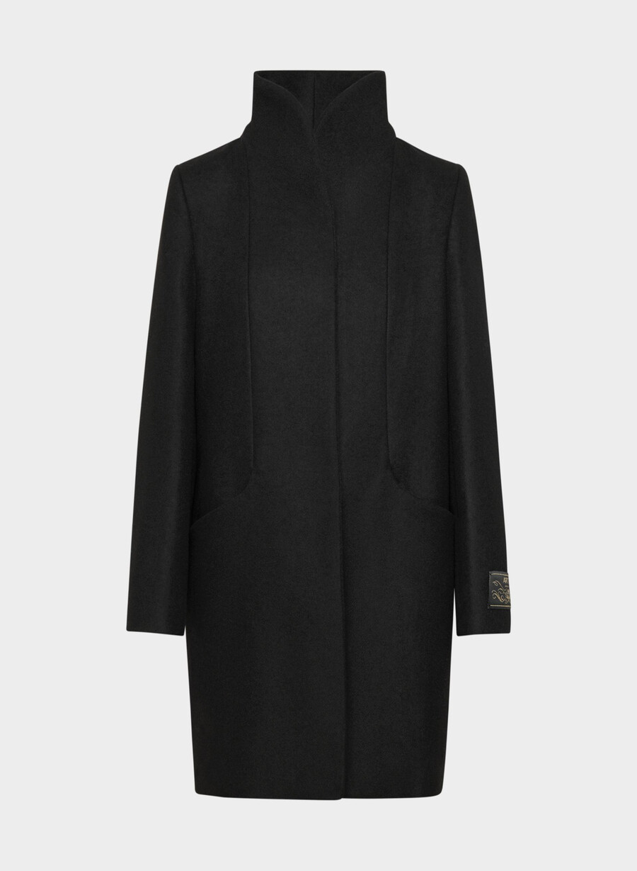 il cappotto cocoon - luxe wool cashmere nero