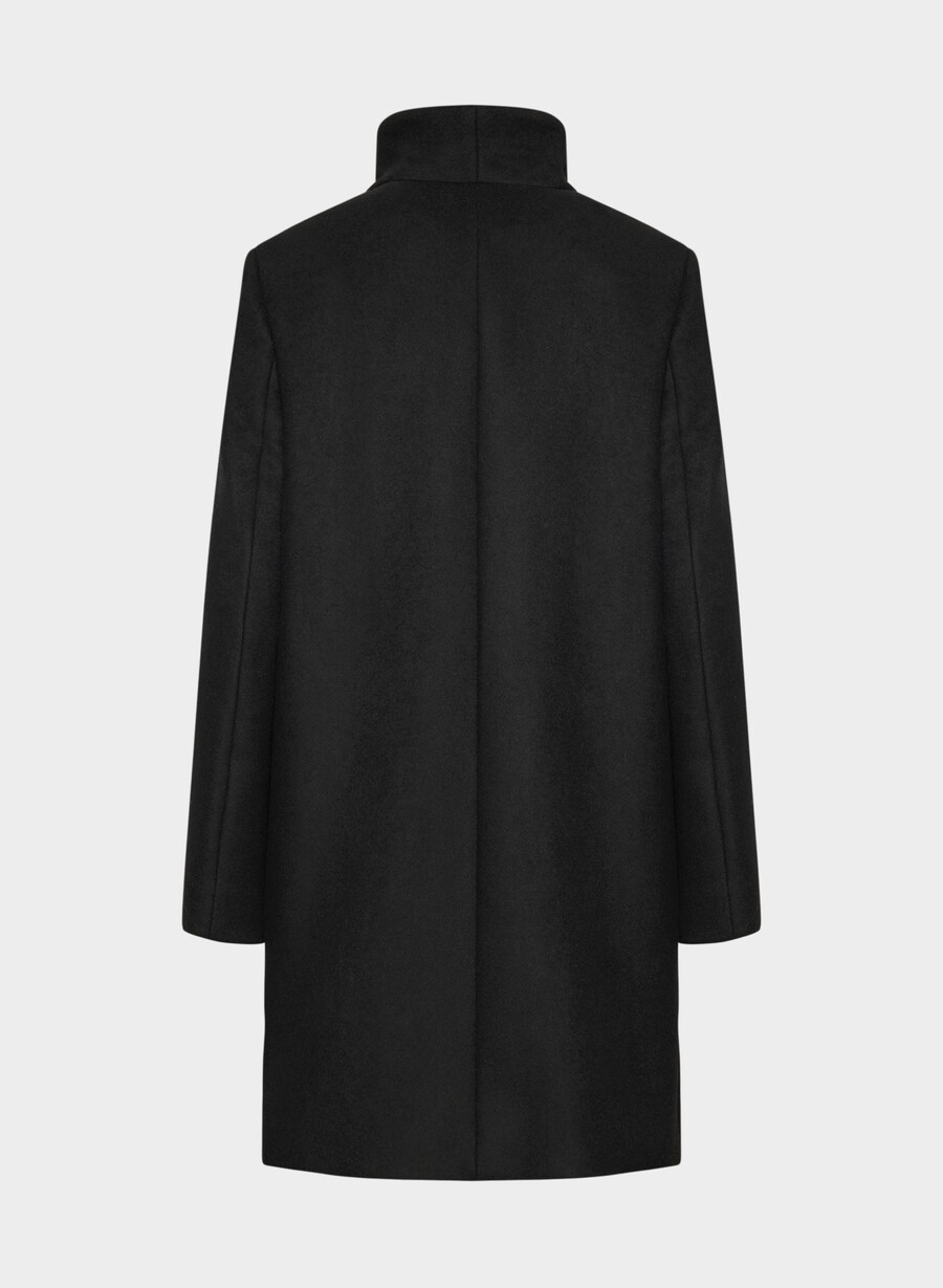 il cappotto cocoon - luxe wool cashmere nero