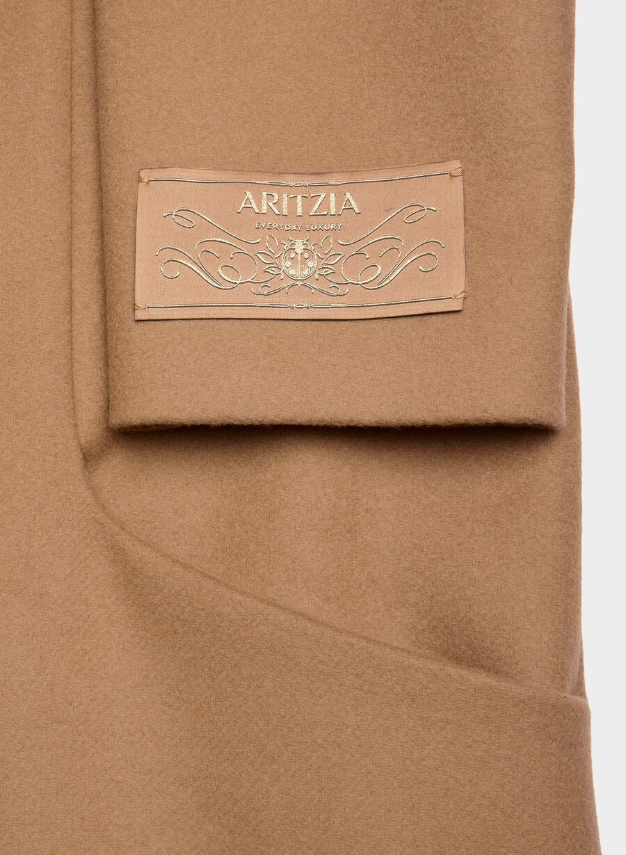 cappotto lungo cocoon - luxe wool cashmere saville
