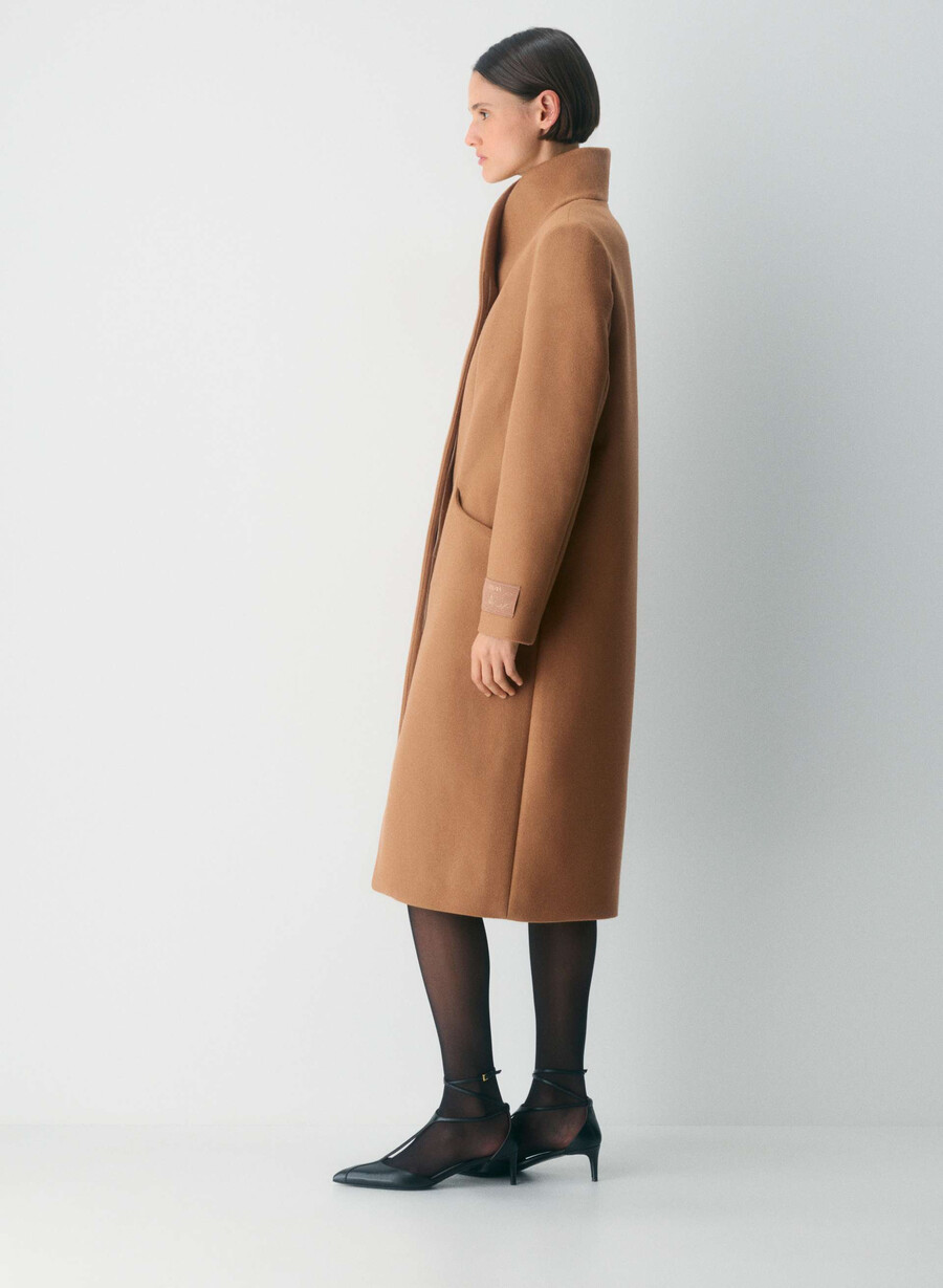 cappotto lungo cocoon - luxe wool cashmere saville