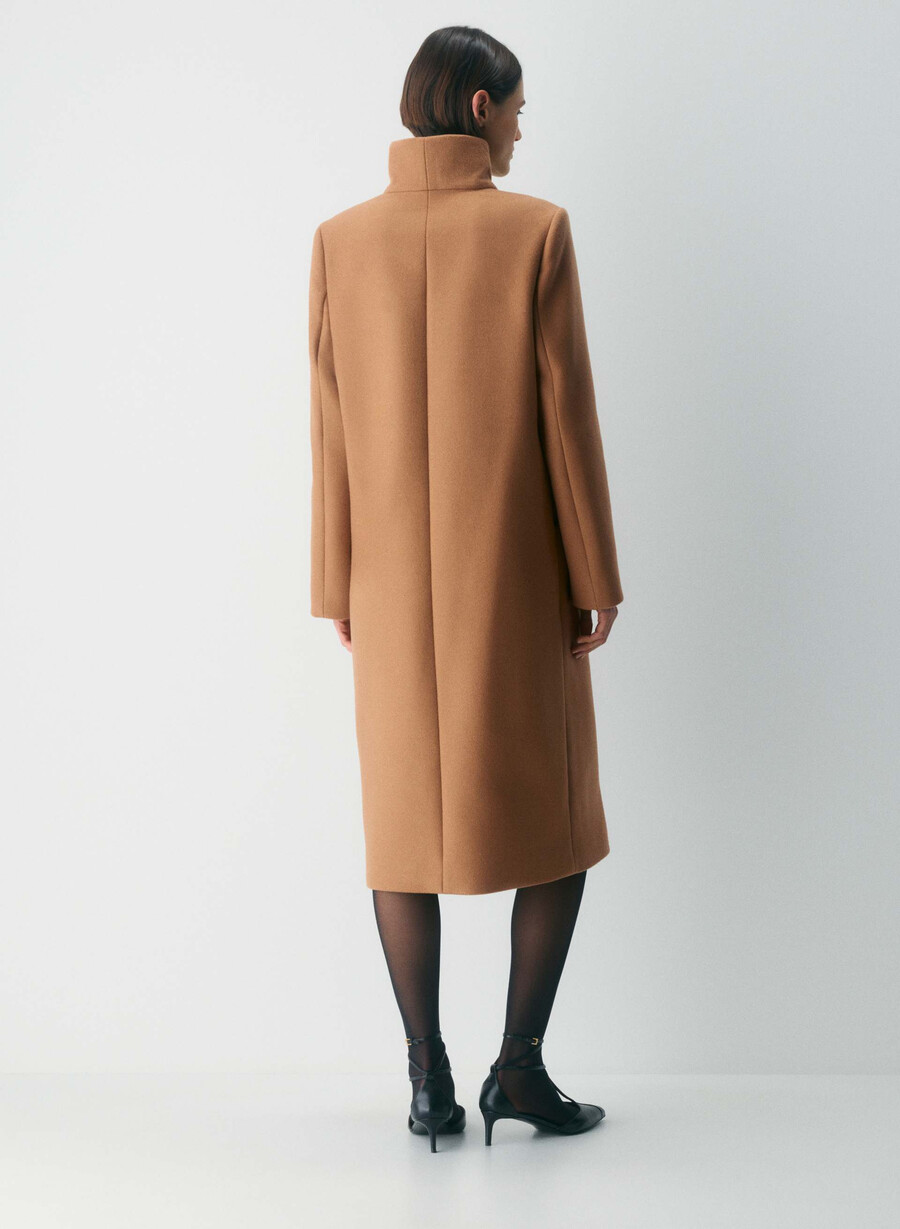 cappotto lungo cocoon - luxe wool cashmere saville