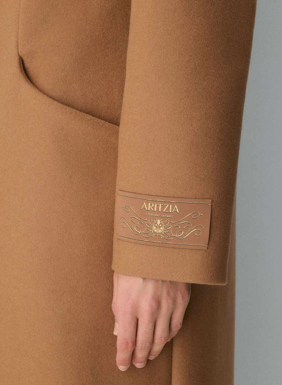 cappotto lungo cocoon - luxe wool cashmere saville