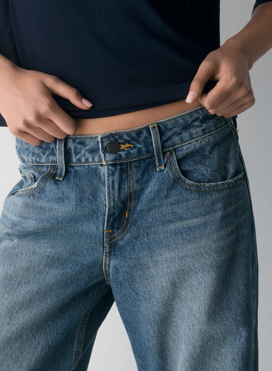 jeans levis low loose rescued city