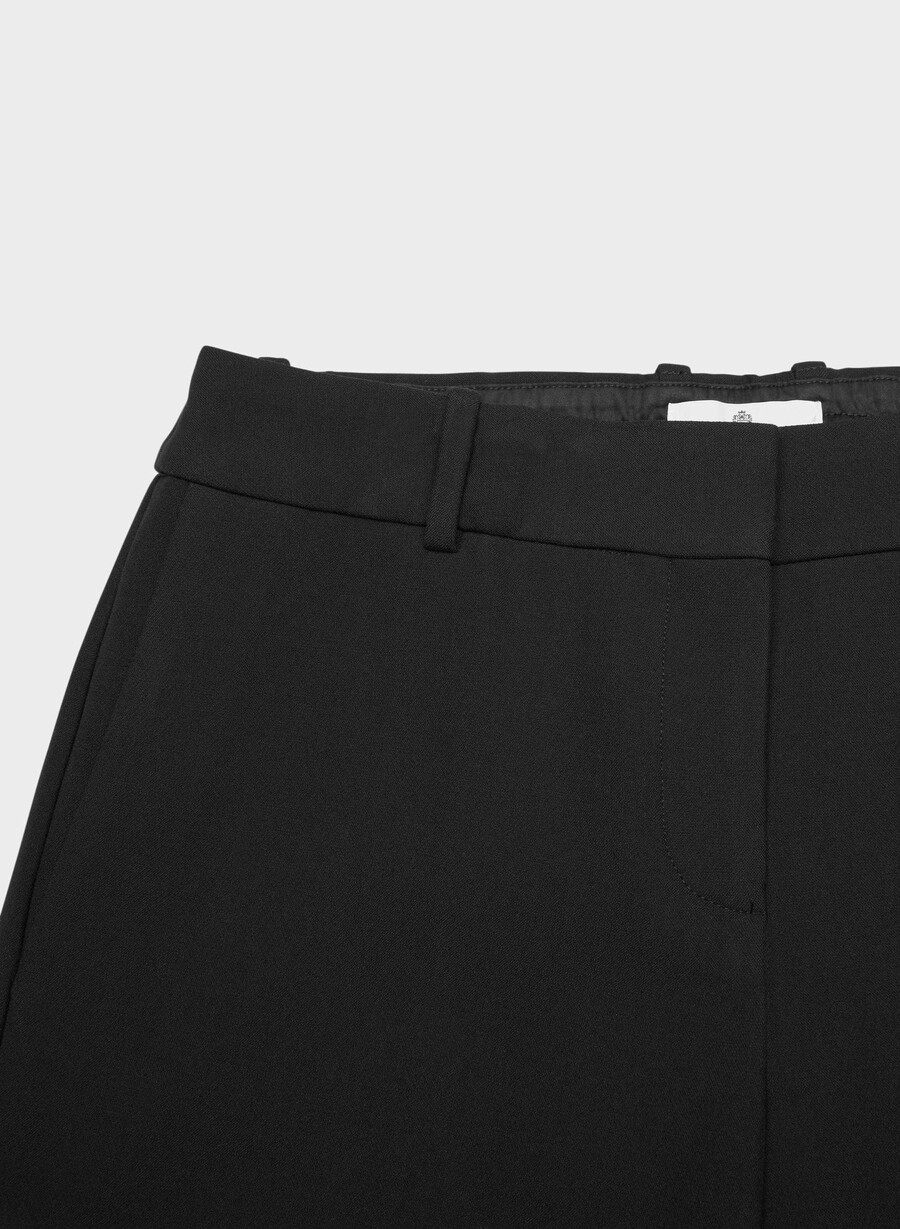 pantaloni a vita bassa new agency - ressential black