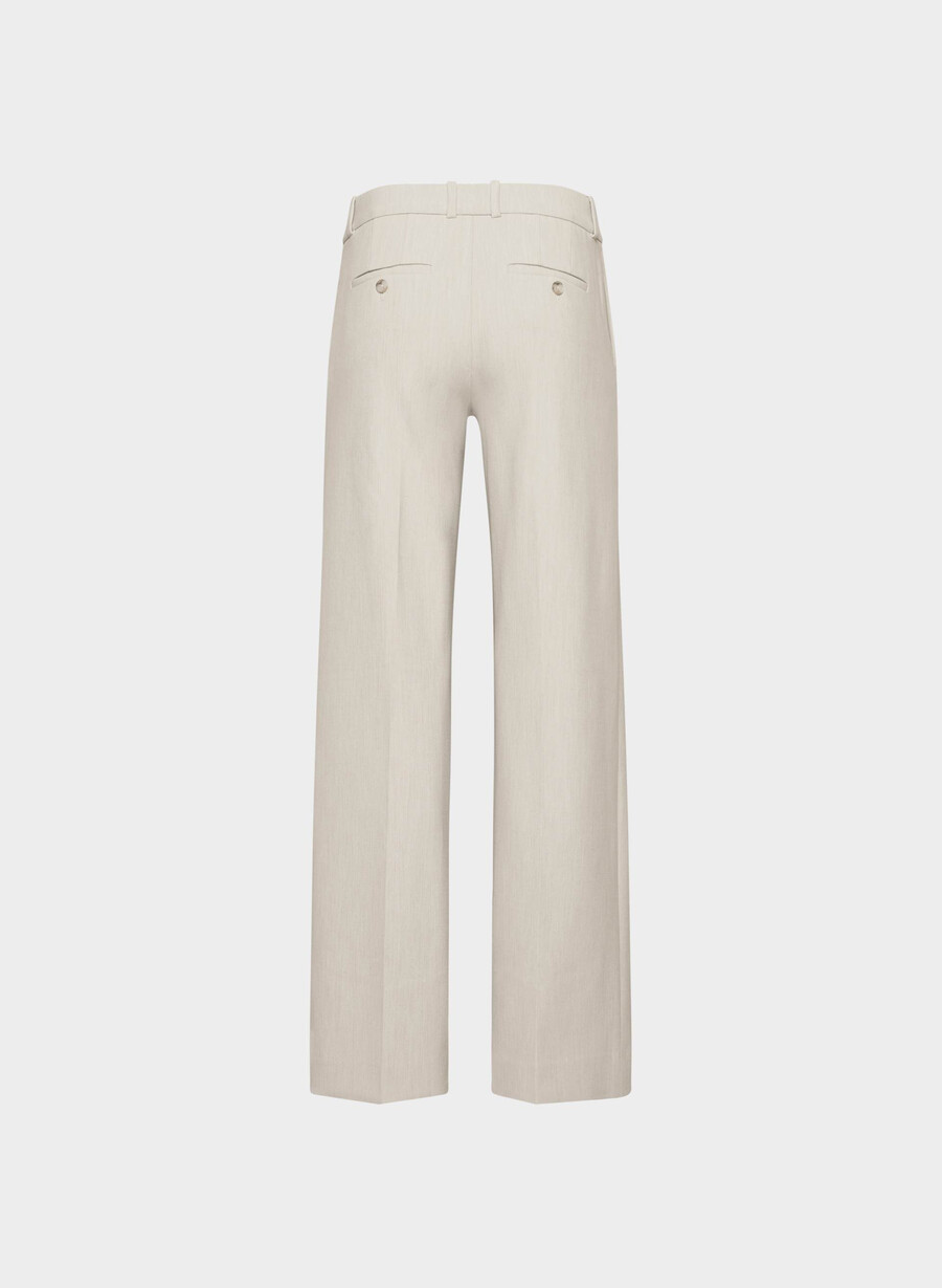 pantaloni a vita bassa new agency - ressential heather matte pearl