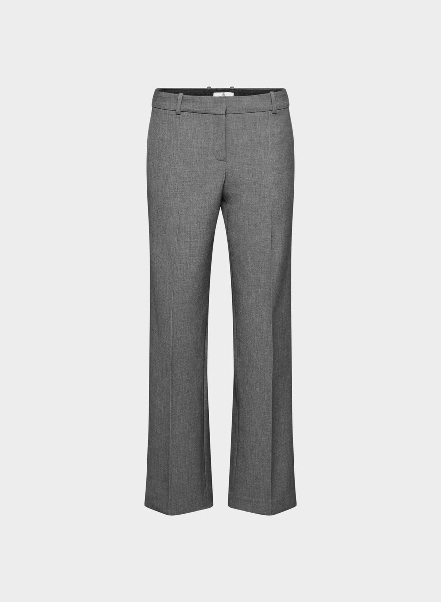 pantaloni a vita bassa new agency - ressential heather charcoal