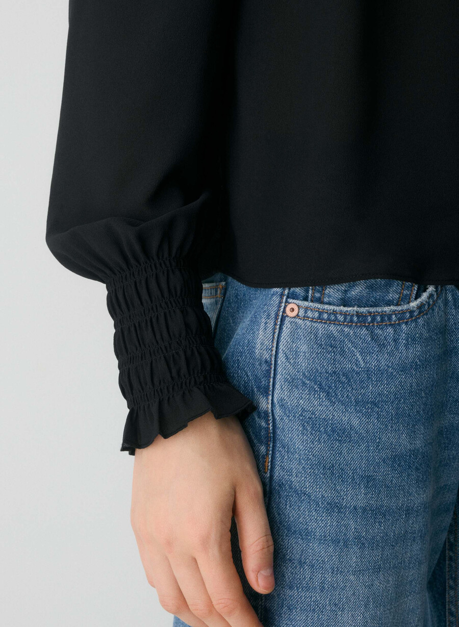 compose blouse nero