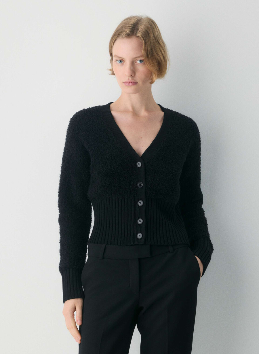cardigan duchessa nero