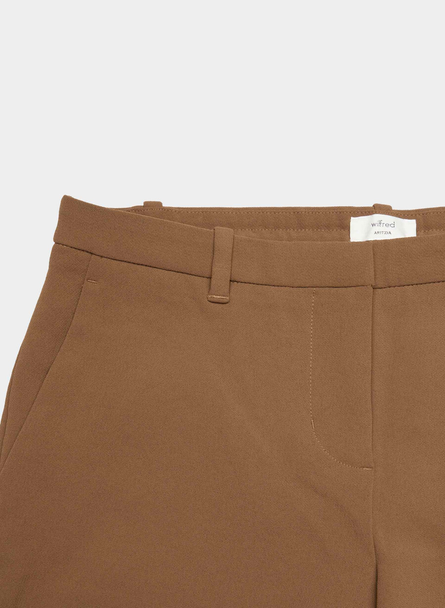 pantaloni strata - crepette marrone cioccolato