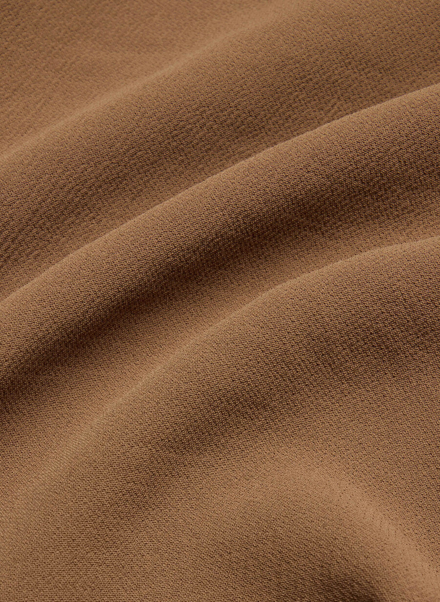 pantaloni strata - crepette marrone cioccolato