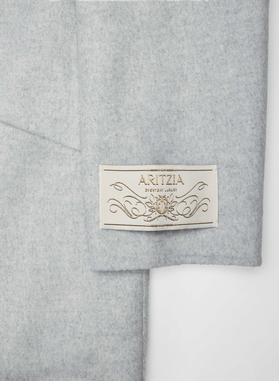 cappotto double-face cocoon - luxe rewool heather chrome
