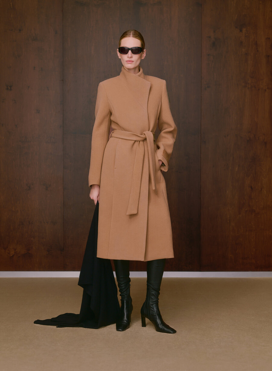 il cappotto lungo connor - morbido cashmere di lana saville