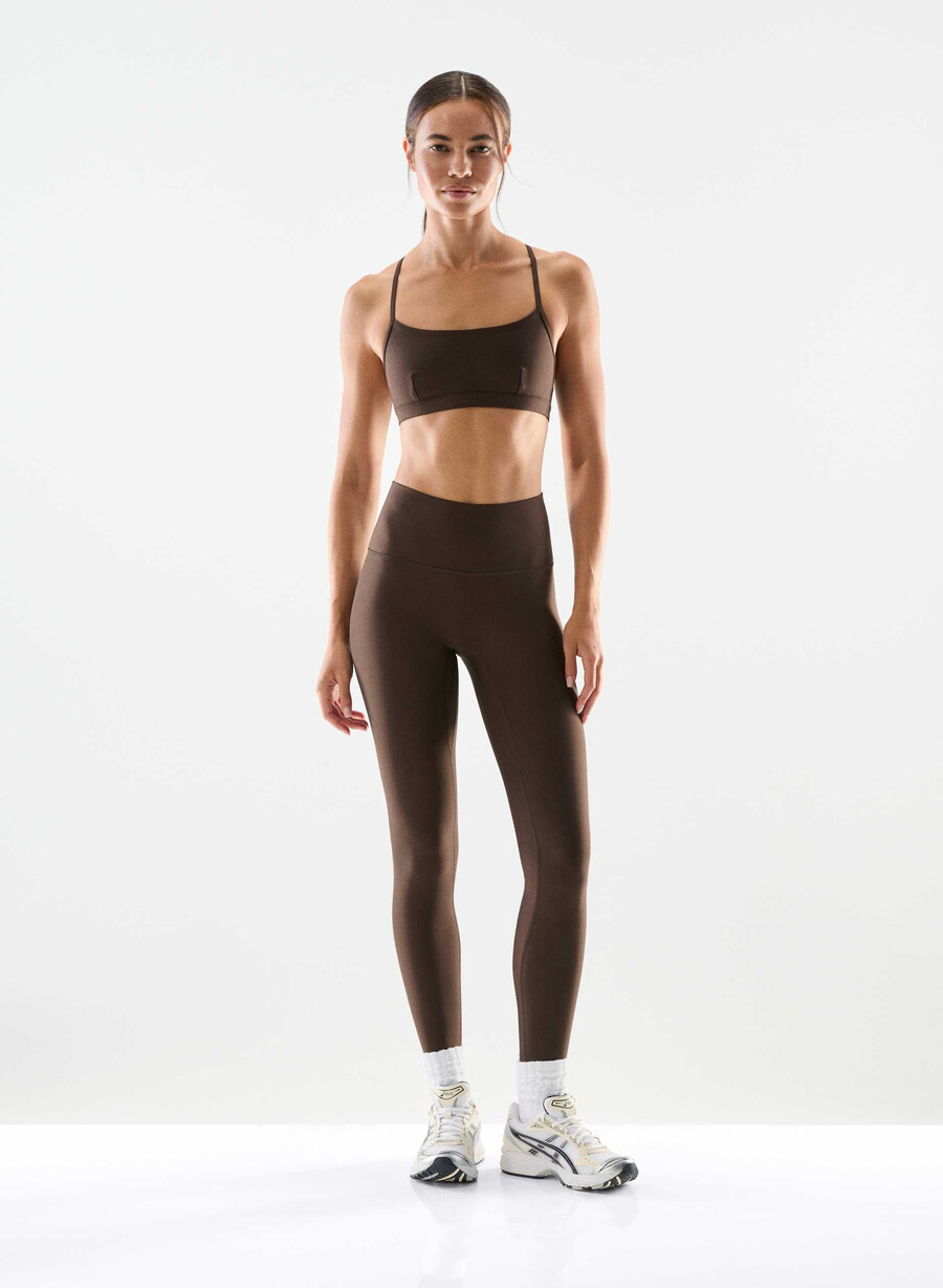 leggings glotone cheeky infinite hi-rise 26 marrone mocha ricco