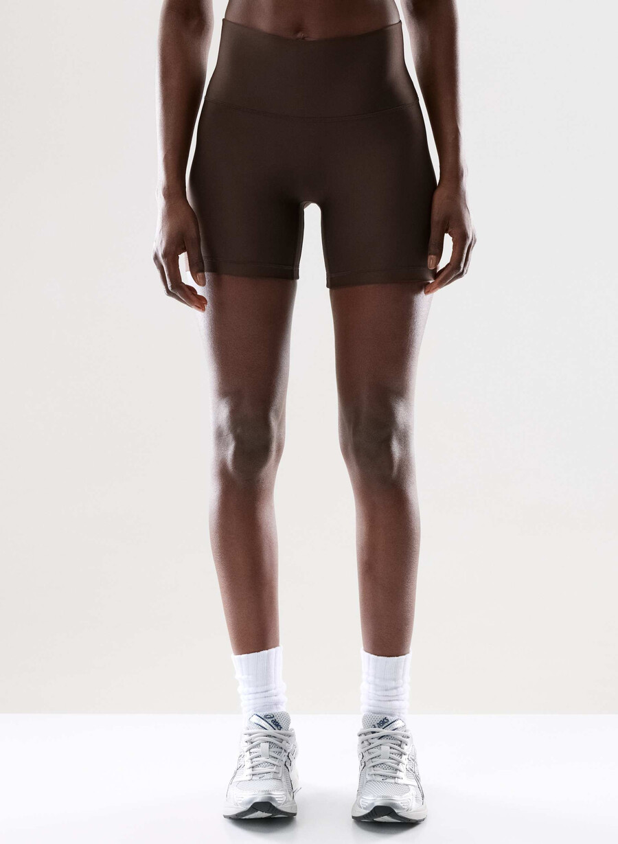 glotone cheeky infinite hi-rise 5 short marrone mocha ricco