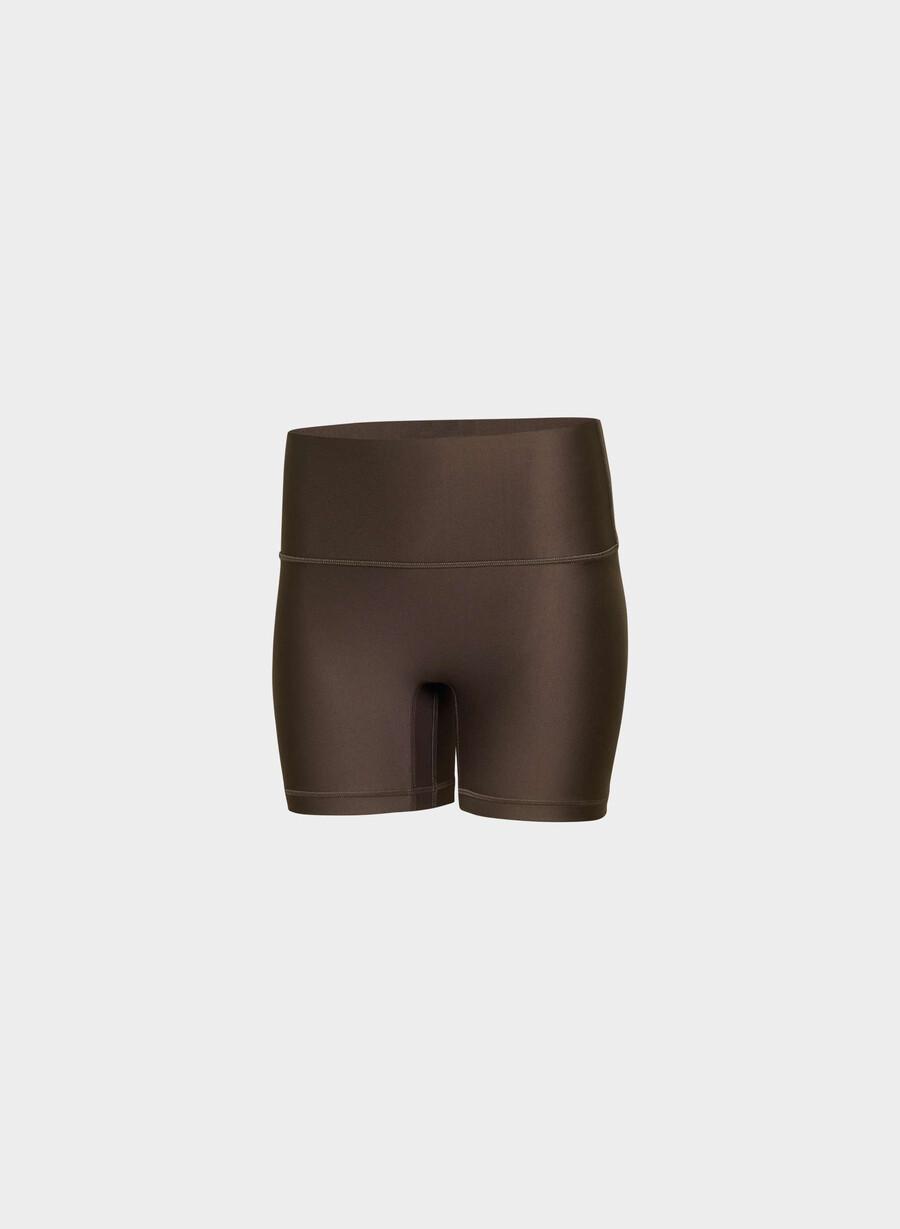 glotone cheeky infinite hi-rise 5 short marrone mocha ricco