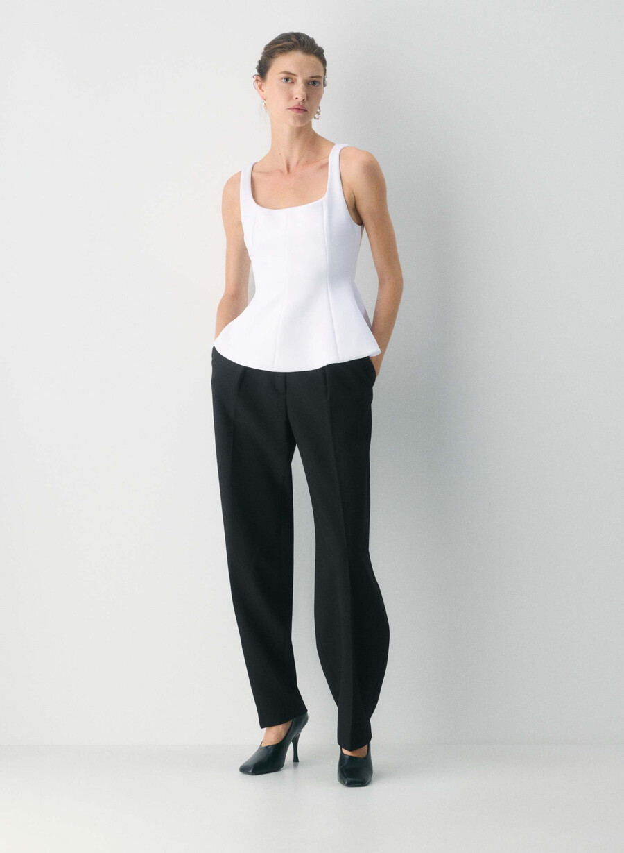 top figureknit mansion bianco brillante