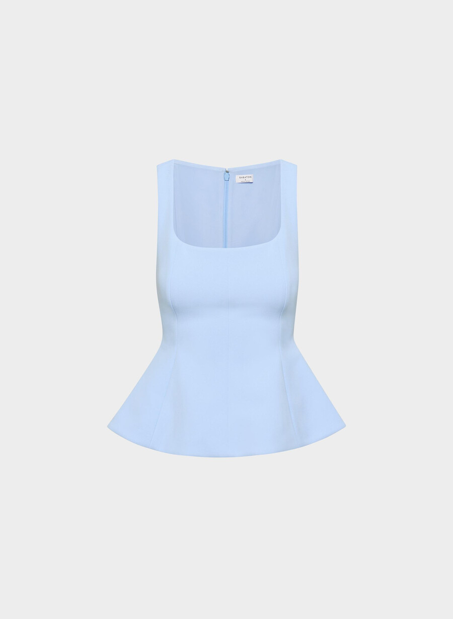 top figureknit mansion dayflower blue