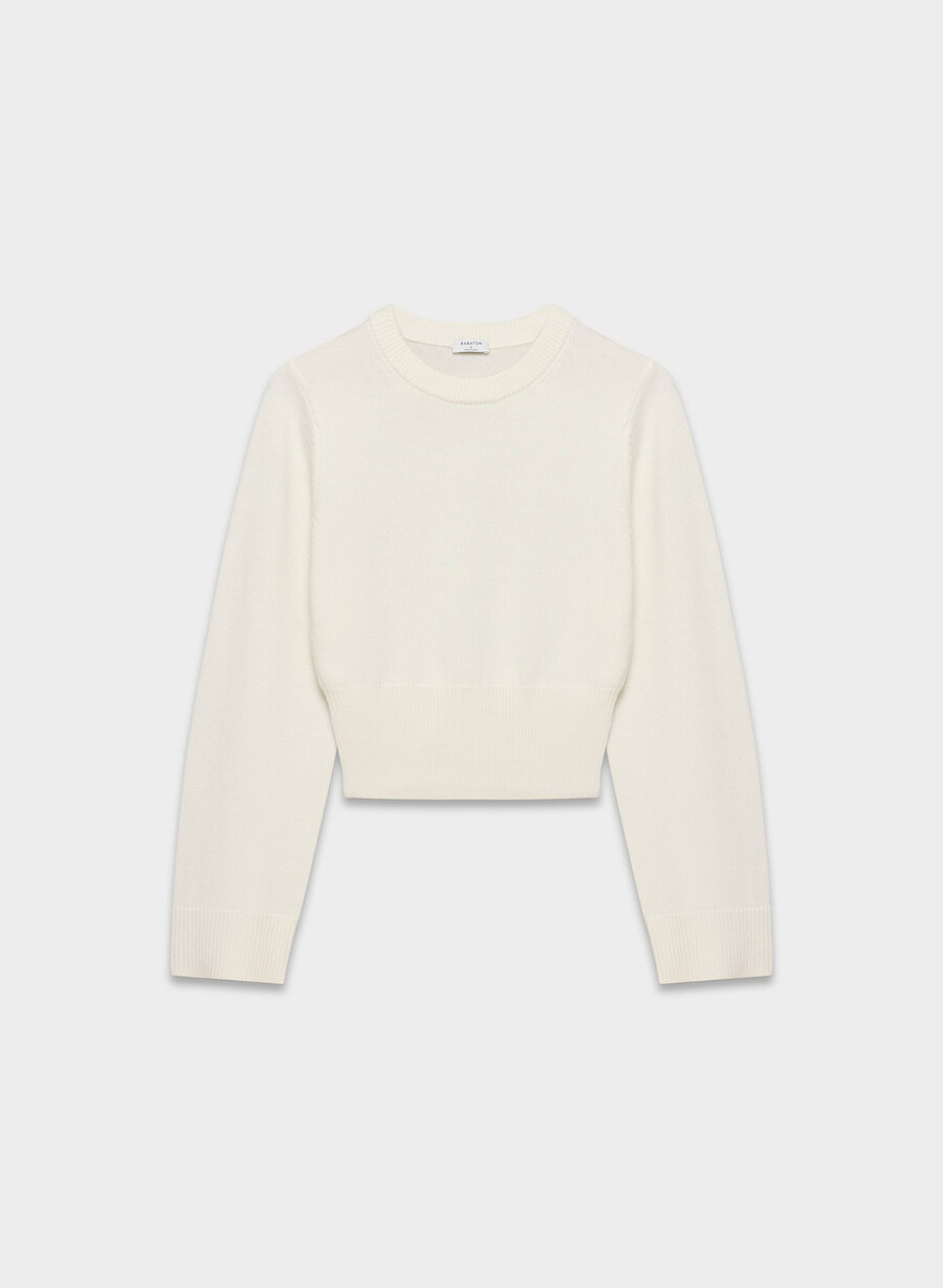 maglione in lana merino byline light birch