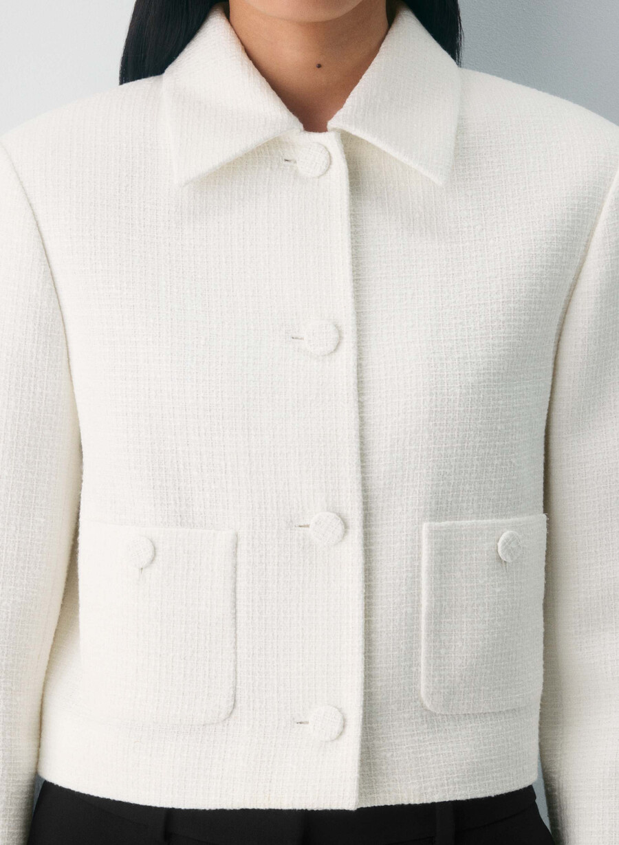 giacca ashfield - tweed betulla chiara