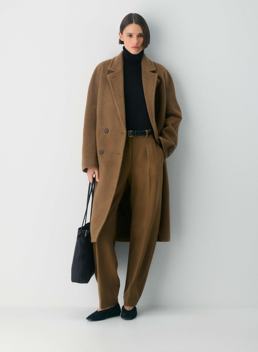 dial pant - ressential cello brown