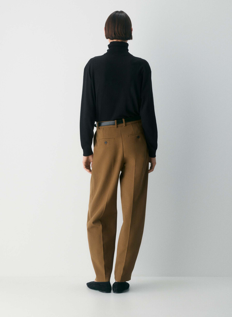 dial pant - ressential cello brown