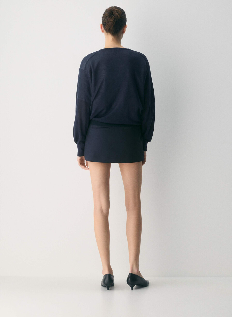 chisel micro skort - ressential dark navy